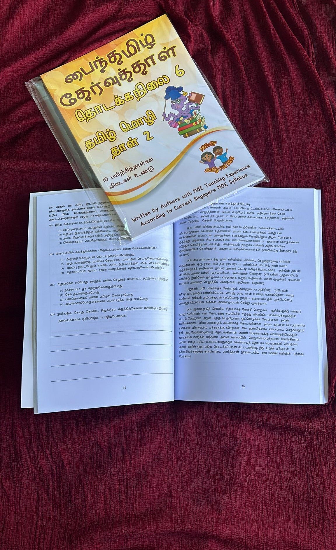 Payinthamizh Primary 6 TL Paper 2 (பைந்தமிழ் தேர்வுத்தாள்)